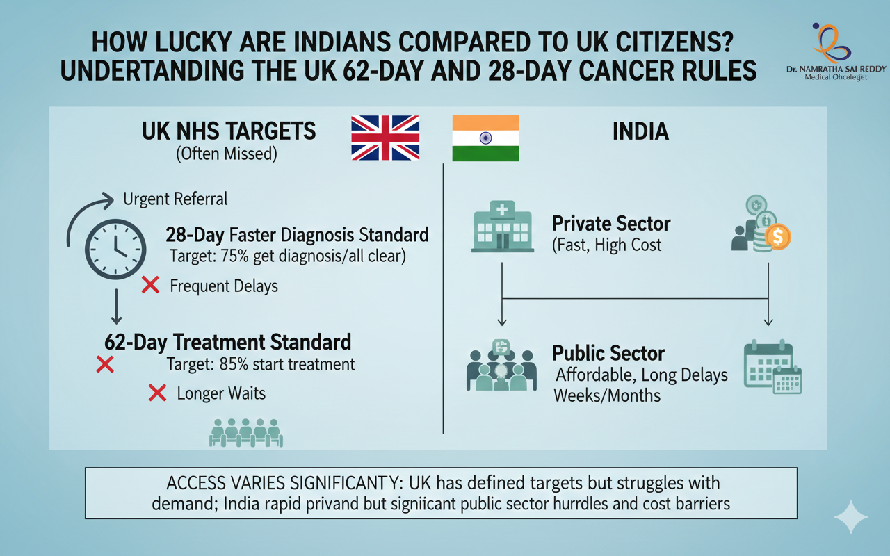 How Lucky Are Indians Compared to UK Citizens Understanding the UK's 62 Day and 28 Day Cancer Rules