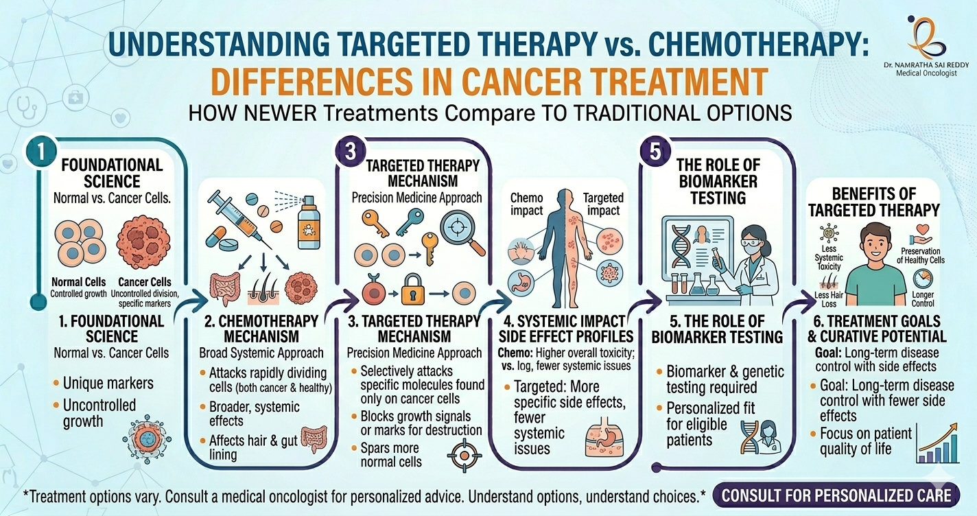 Understanding Targeted Therapy in Cancer Treatment: How It Differs from Chemotherapy