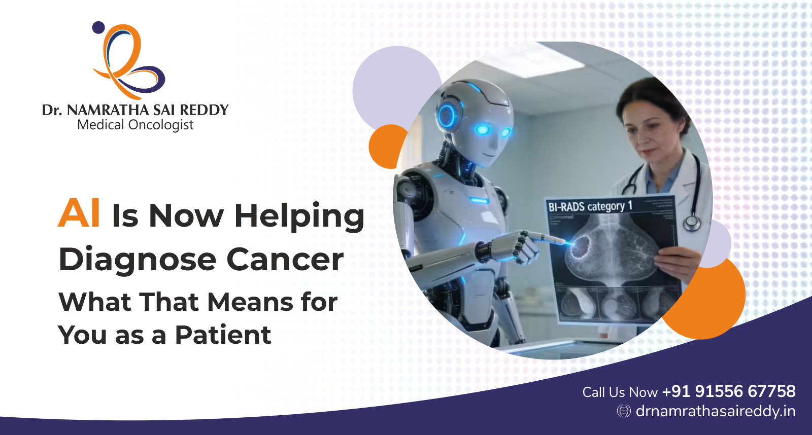 Artificial Intelligence is helping doctors diagnose cancer earlier and make more informed treatment decisions.